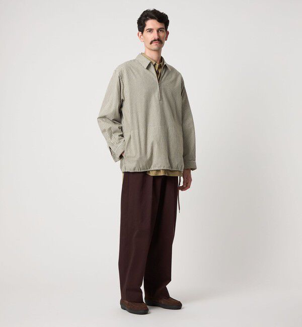 STEVEN ALAN「＜Steven Alan＞ チェック ジップ プルオーバー シャツ LOOSE」|シャツ・ブラウス|