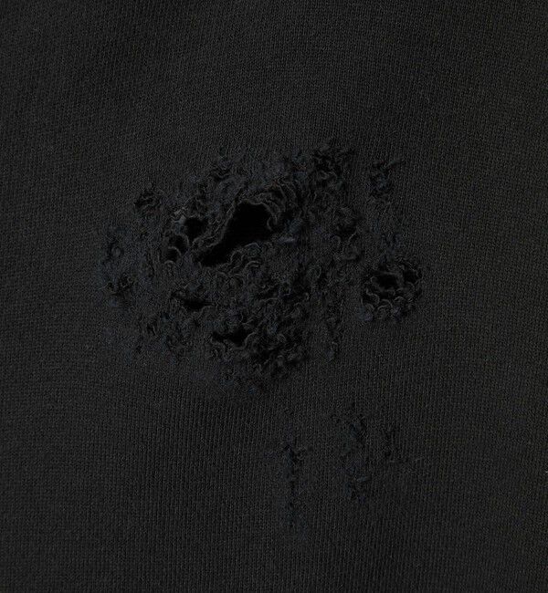 MONKEY TIME「フレンチテリー ディストレスト フルジップ フーディー」|カーディガン|