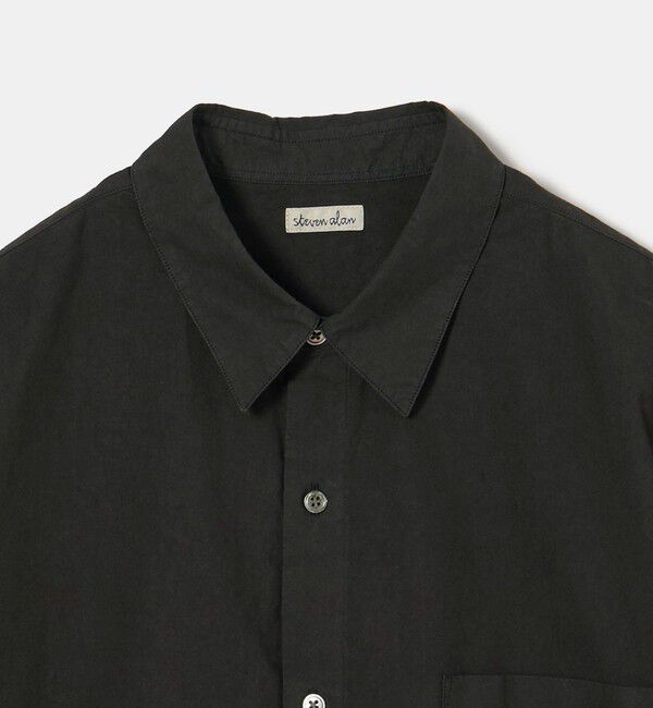 STEVEN ALAN「＜Steven Alan＞ ガーメントダイ ポプリン レギュラーカラー シャツ LOOSE」|シャツ・ブラウス|