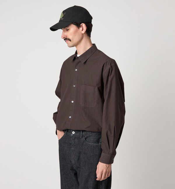 STEVEN ALAN「＜Steven Alan＞ ガーメントダイ ポプリン レギュラーカラー シャツ LOOSE」|シャツ・ブラウス|