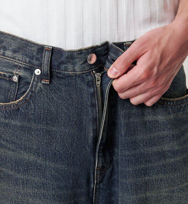 MONKEY TIME「デニム カーブ パンツ」|チノ|