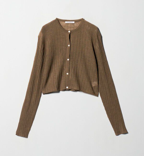 BEAUTY&YOUTH UNITED ARROWS「アルパカブレンド ランダムリブカーディガン」|カーディガン|