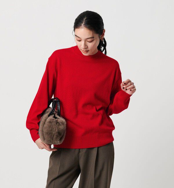 BEAUTY&YOUTH UNITED ARROWS「ウールカシミヤ天竺 クルーネック ニットプルオーバー ウォッシャブル」|ニット・セーター|