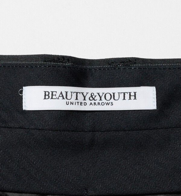 BEAUTY&YOUTH UNITED ARROWS「毛ブレンド ストライプ タックロングスカート  防シワ ウォッシャブル」|スカート|