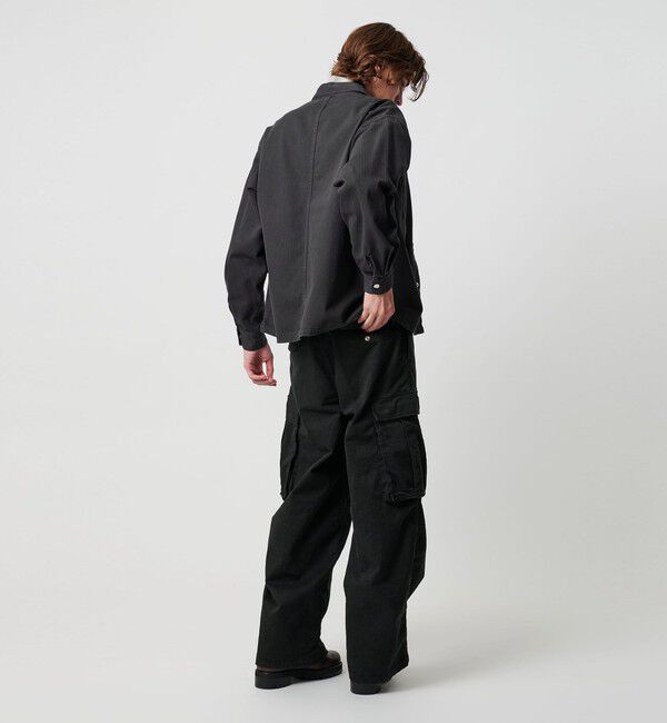 MONKEY TIME「ドビー ヘリンボーン ミリタリー シャツ」|シャツ・ブラウス|