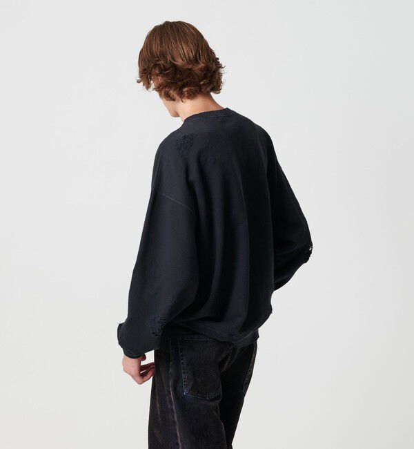 MONKEY TIME「フレンチテリー ディストレスト クルーネック」|Tシャツ・カットソー|