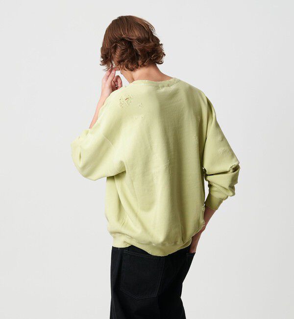 MONKEY TIME「フレンチテリー ディストレスト クルーネック」|Tシャツ・カットソー|