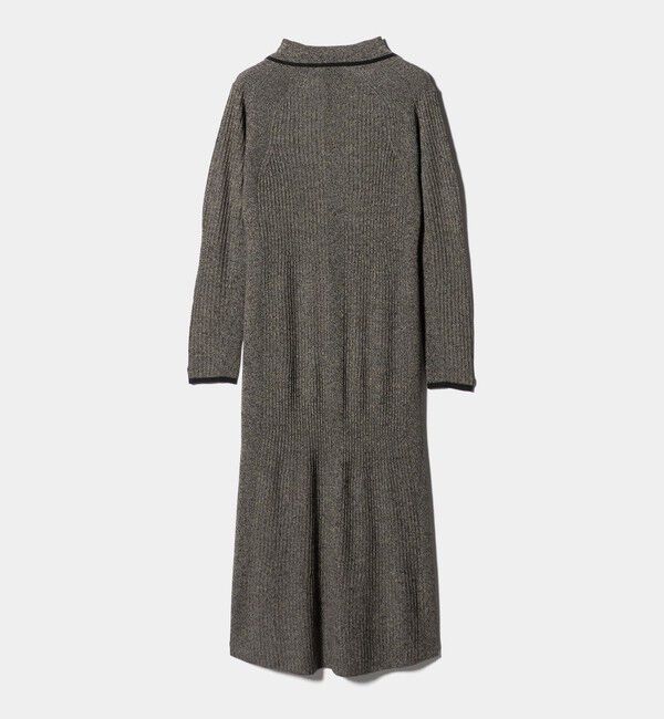 BEAUTY&YOUTH UNITED ARROWS「ウールポリエステルブレンド メランジ リブニットワンピース」|ワンピース|