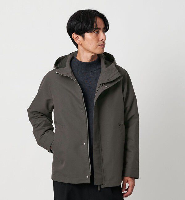 BEAUTY&YOUTH UNITED ARROWS「ソリッドタスラン フーディーブルゾン 撥水機能付き」|その他|DK.GRAY