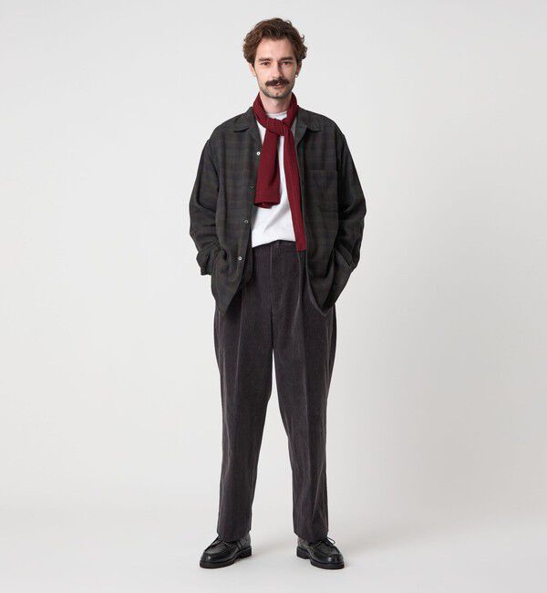 STEVEN ALAN「＜Steven Alan＞ ネル マドラスチェック オープンカラー シャツ BOX」|シャツ・ブラウス|