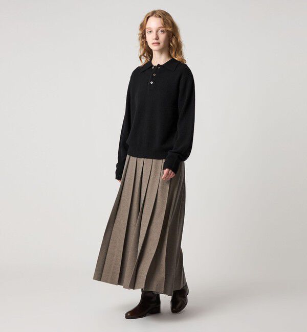 STEVEN ALAN「＜Steven Alan＞ウール カシミヤ ポロニット」|ニット・セーター|