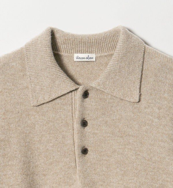 STEVEN ALAN「＜Steven Alan＞ウール カシミヤ ポロニット」|ニット・セーター|