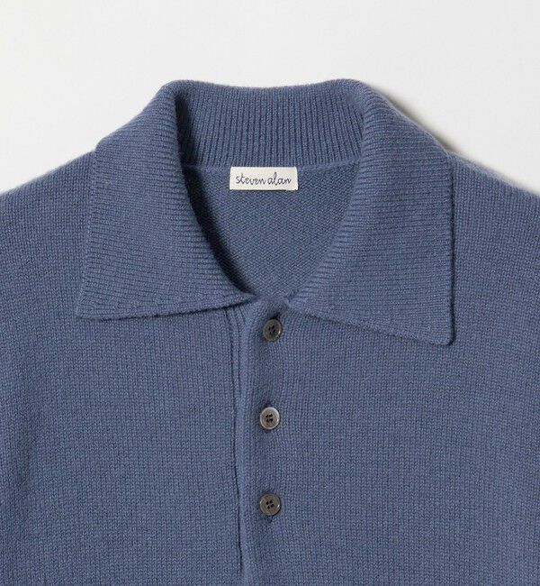 STEVEN ALAN「＜Steven Alan＞ウール カシミヤ ポロニット」|ニット・セーター|