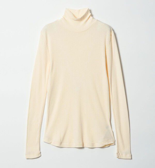 STEVEN ALAN「＜Steven Alan＞コットン シルク リブ タートルネック プルオーバー」|Tシャツ・カットソー|