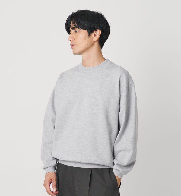 BEAUTY&YOUTH UNITED ARROWS「ハイブリッド ウール クルーネック ニット ウォッシャブル」|ニット・セーター|