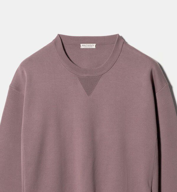 BEAUTY&YOUTH UNITED ARROWS「ミラノリブ クルーネック ニットスウェット」|ニット・セーター|