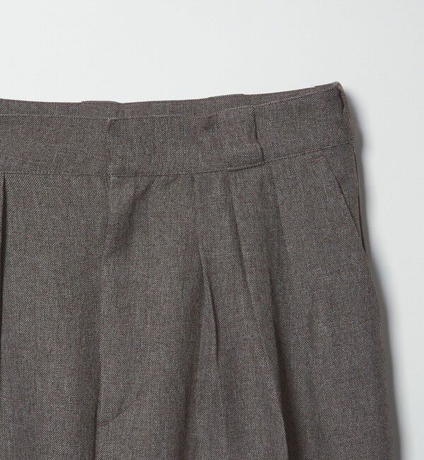 BEAUTY&YOUTH UNITED ARROWS「【WEB限定】ポリエステル タックワイドパンツ ウォッシャブル」|その他|