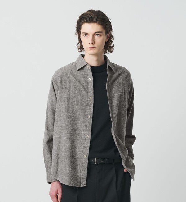 BEAUTY&YOUTH UNITED ARROWS「＜one BEAUTY&YOUTH＞ブラッシュ ツイル シャツ FORM型」|シャツ・ブラウス|