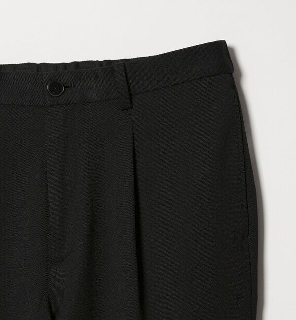 BEAUTY&YOUTH UNITED ARROWS「ツイル 1プリーツ テーパード パンツ NO.5 ヨコストレッチ」|チノ|