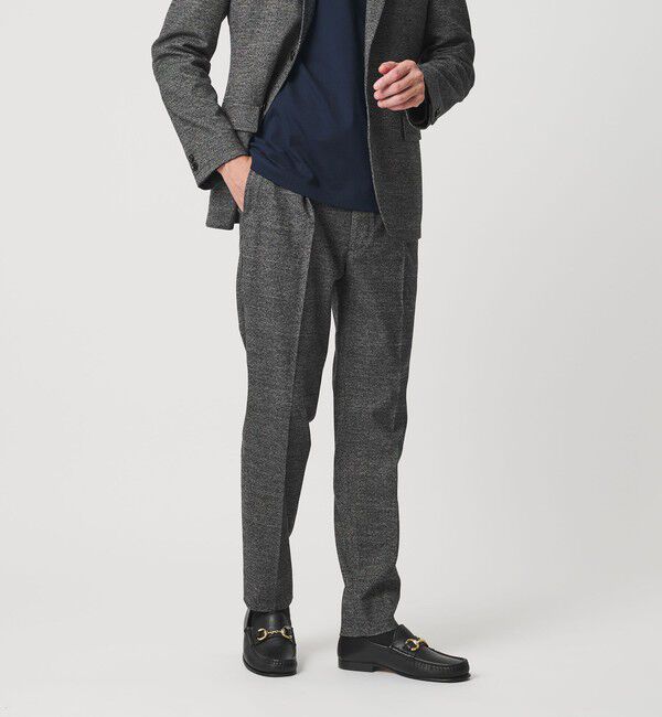 BEAUTY&YOUTH UNITED ARROWS「【WEB限定 WARDROBE SMART】DELEGANT サキソニー セットアップ/ジャケット＆イージーパンツ」|スーツ|