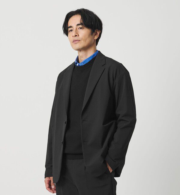 BEAUTY&YOUTH UNITED ARROWS「KOMATSU PACK URK リラックス ジャケット ストレッチ セットアップ対応 裏起毛」|テーラードジャケット|