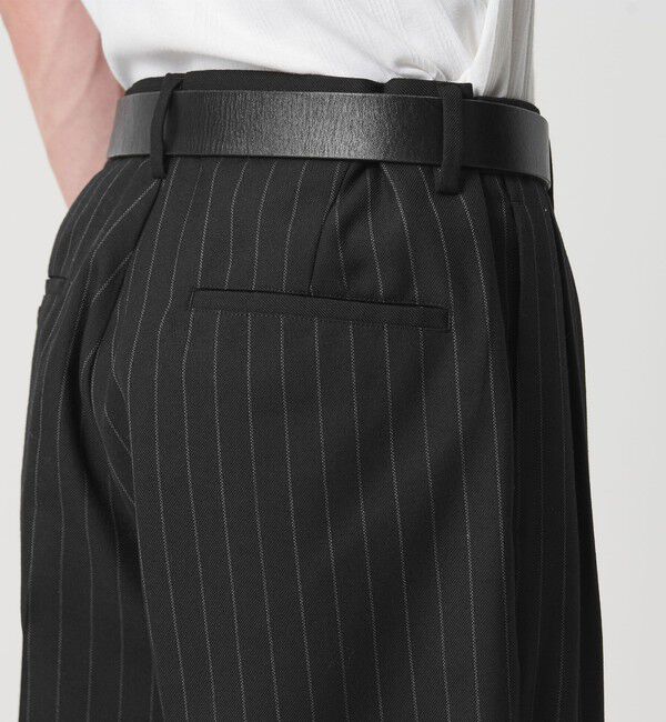 MONKEY TIME「TWツイル 2P ワイド ストレート スラックス」|チノ|