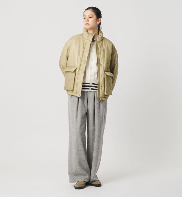 BEAUTY&YOUTH UNITED ARROWS「ナイロンパデッド スタンドカラーブルゾン」|ブルゾン・スタジャン|