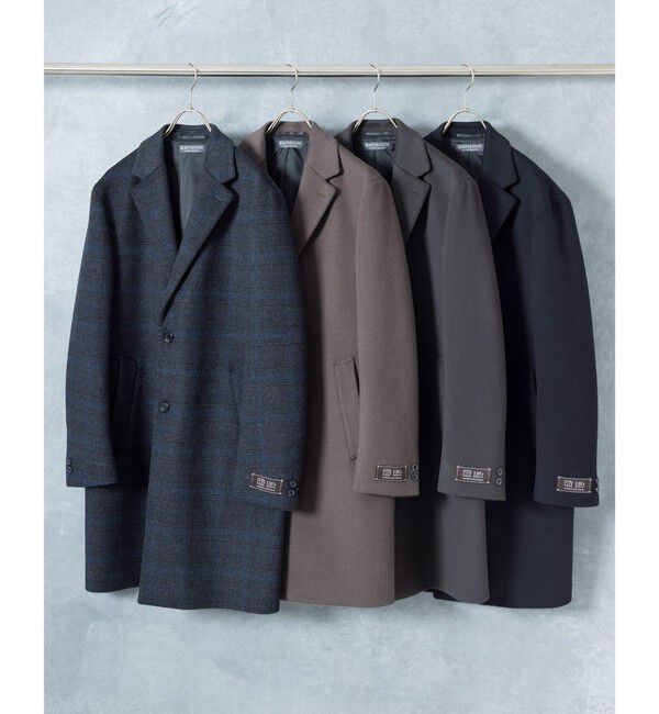 BEAUTY&YOUTH UNITED ARROWS「120S メルトン チェック チェスターコート」|その他|