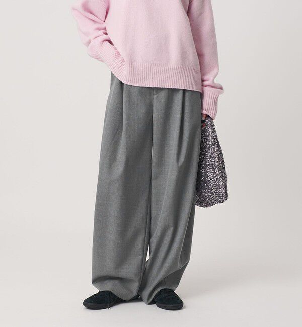 BEAUTY&YOUTH UNITED ARROWS「毛ポリエステル カーブパンツ ウォッシャブル」|その他|