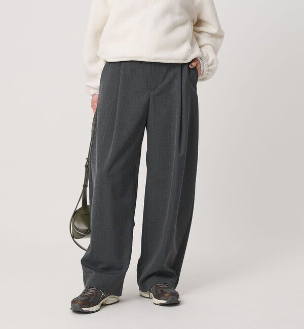 BEAUTY&YOUTH UNITED ARROWS「毛ポリエステル カーブパンツ ウォッシャブル」|その他|