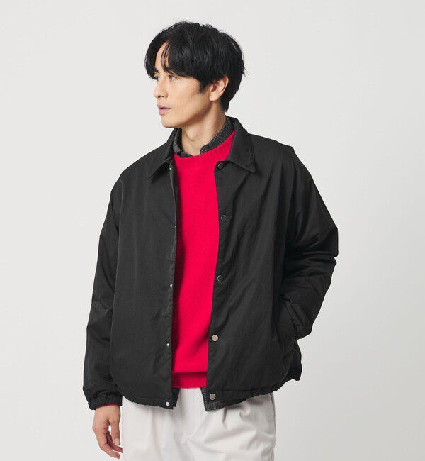 BEAUTY&YOUTH UNITED ARROWS「ブルーミング ツイル OCTA コーチジャケット」|テーラードジャケット|BLACK