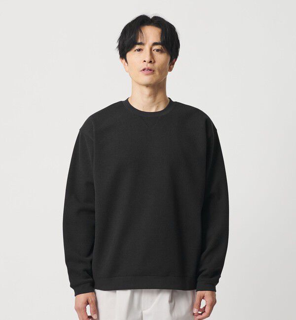 BEAUTY&YOUTH UNITED ARROWS「ウェーブ アゼ ボンディング クルーネック スウェット」|Tシャツ・カットソー|