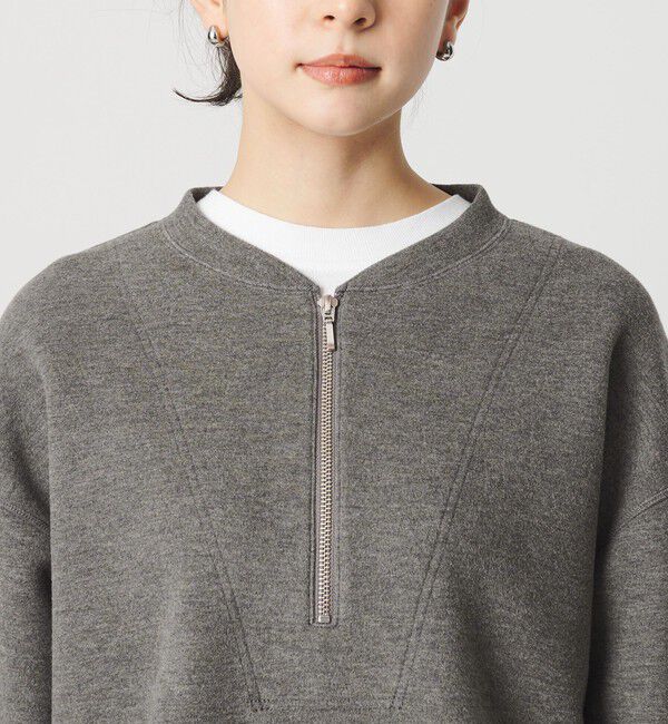 BEAUTY&YOUTH UNITED ARROWS「ダンボール ハーフジップ プルオーバー」|Tシャツ・カットソー|