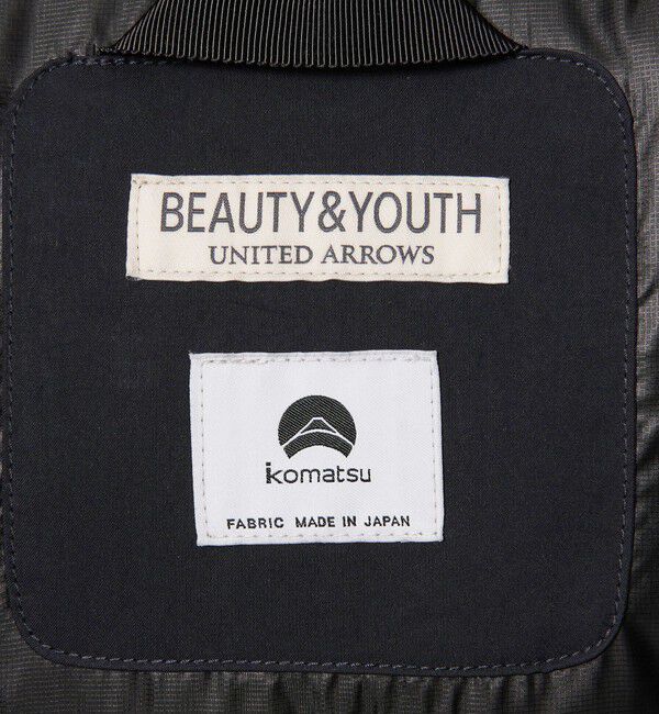 BEAUTY&YOUTH UNITED ARROWS「 小松マテーレ リラックス フード ダウンジャケット 700FP 撥水機能」|ダウン|