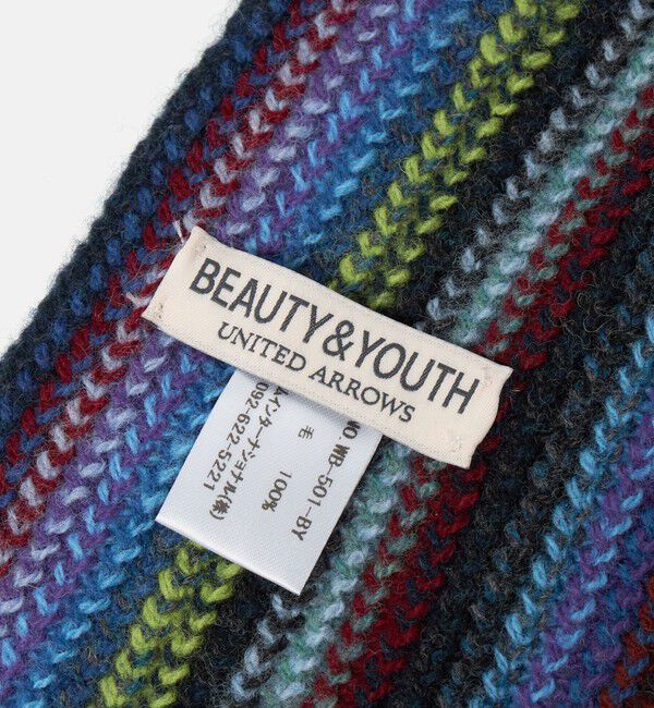 BEAUTY&YOUTH UNITED ARROWS「マルチカラー マフラー」|マフラー|