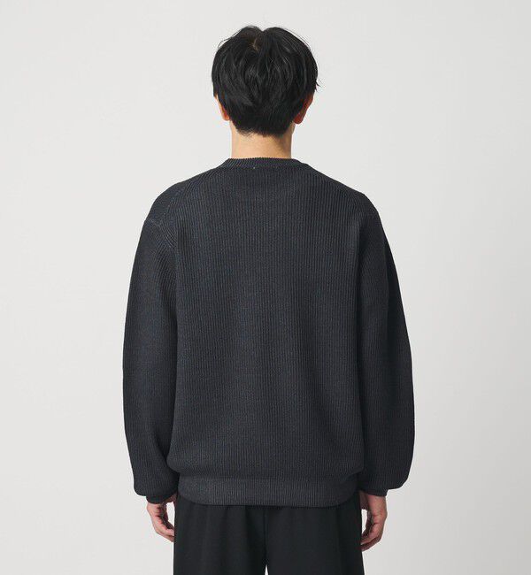 BEAUTY&YOUTH UNITED ARROWS「フェード アゼ クルーネック ニット 手洗い可能」|ニット・セーター|