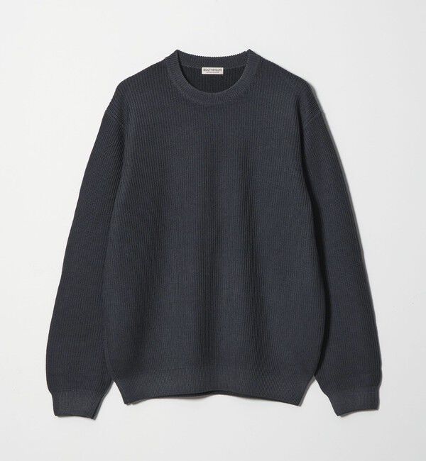 BEAUTY&YOUTH UNITED ARROWS「フェード アゼ クルーネック ニット 手洗い可能」|ニット・セーター|
