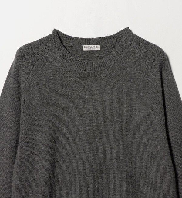 BEAUTY&YOUTH UNITED ARROWS「7ゲージ ファイン MRN クルーネック ニット 手洗い可能」|ニット・セーター|