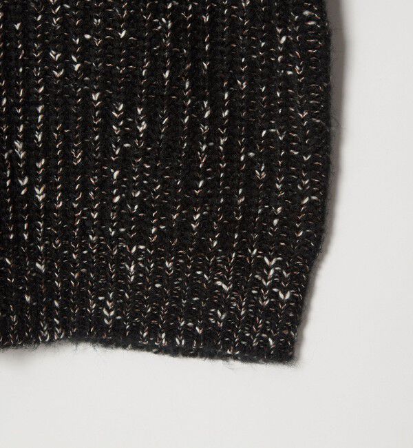 MONKEY TIME「スラブ クルーネック ジップ カーディガン」|カーディガン|