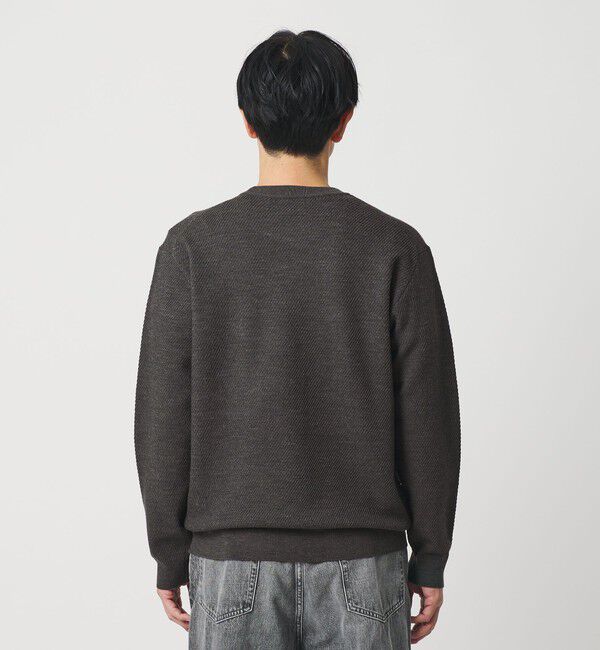 BEAUTY&YOUTH UNITED ARROWS「ウォッシャブルウール ツイル クルーネック ニット 手洗い可能」|ニット・セーター|