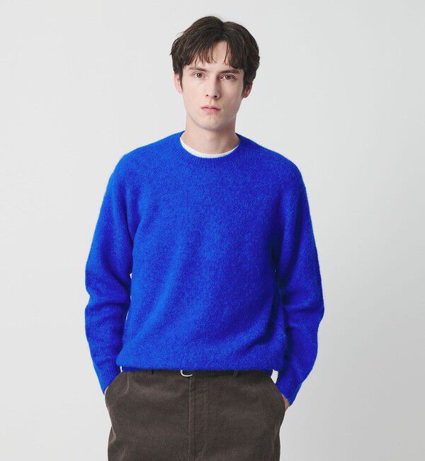 BEAUTY&YOUTH UNITED ARROWS「エアシャギー アルパカ クルーネック ニット」|ニット・セーター|