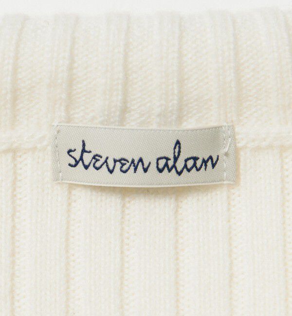 STEVEN ALAN「＜Steven Alan＞ウール リブ セーラーカラー カーディガン」|カーディガン|