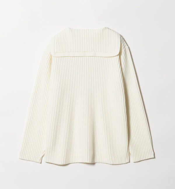 STEVEN ALAN「＜Steven Alan＞ウール リブ セーラーカラー カーディガン」|カーディガン|