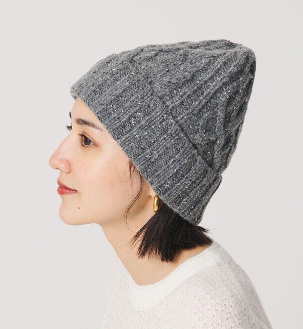 BEAUTY&YOUTH UNITED ARROWS「ネップ ポンポン ニットキャップ 2WAY」|ニット帽|