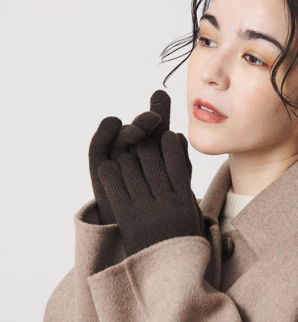 BEAUTY&YOUTH UNITED ARROWS「ウールカシミヤ スリット グローブ」|手袋|