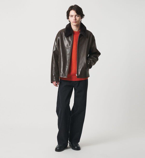 MONKEY TIME「ゴート ムートンカラー ジップ ジャケット」|その他|