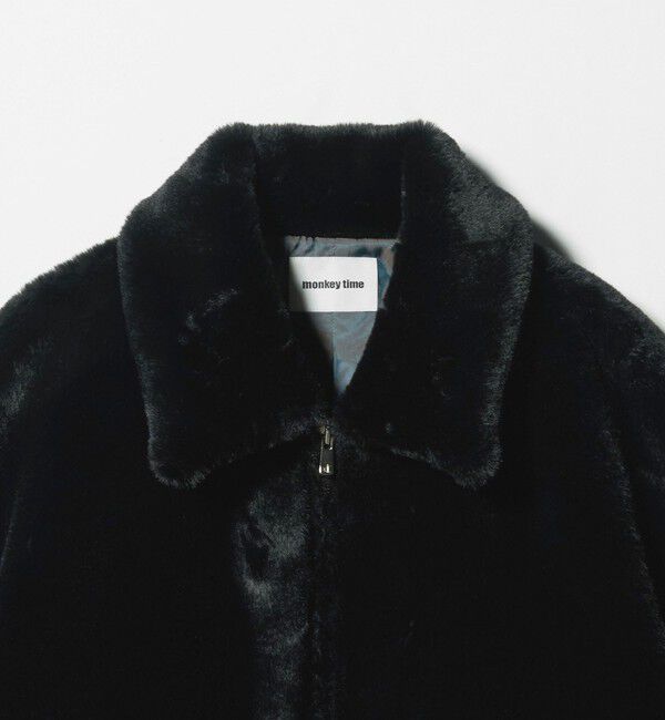 MONKEY TIME「ファーライク ミリタリー ブルゾン」|その他|