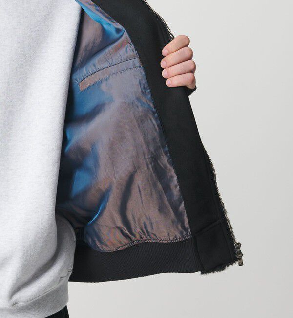 MONKEY TIME「ファーライク ミリタリー ブルゾン」|その他|