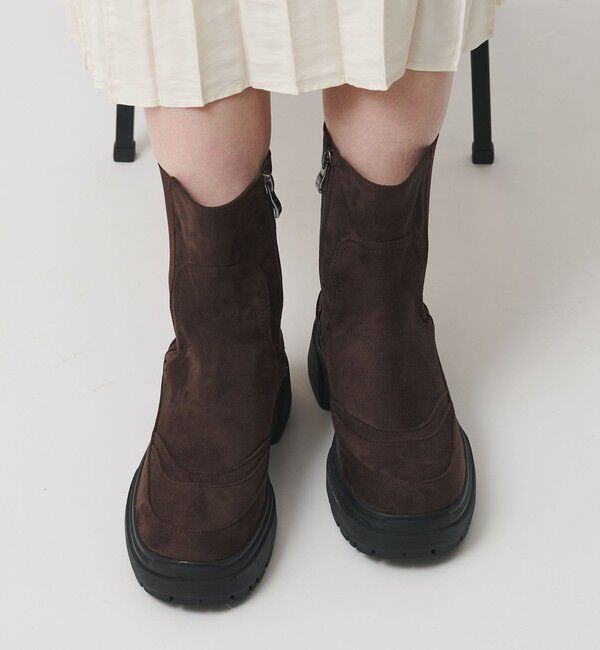 BEAUTY&YOUTH UNITED ARROWS「＜PAES＞スエードライク ブーツ」|ショートブーツ|