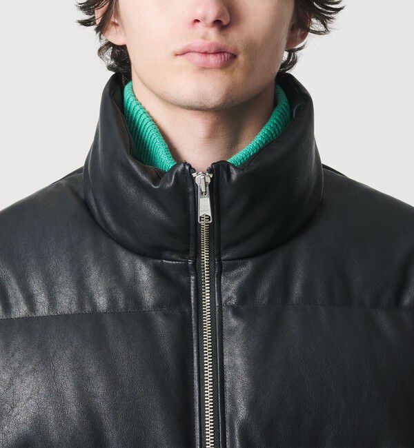 MONKEY TIME「レザーライク ダウン ジャケット」|その他|